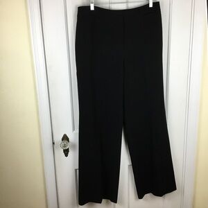 Ann Taylor Black Wide Leg Dress Pants